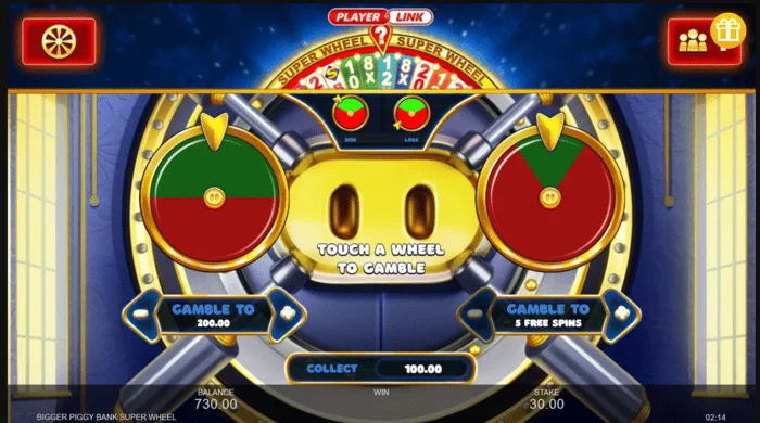 Bigger Piggy Bank Super Wheel мини игра