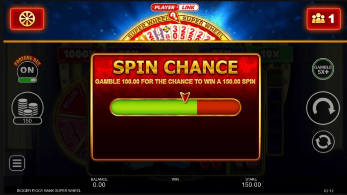 Bigger Piggy Bank Super Wheel шанса за вртење